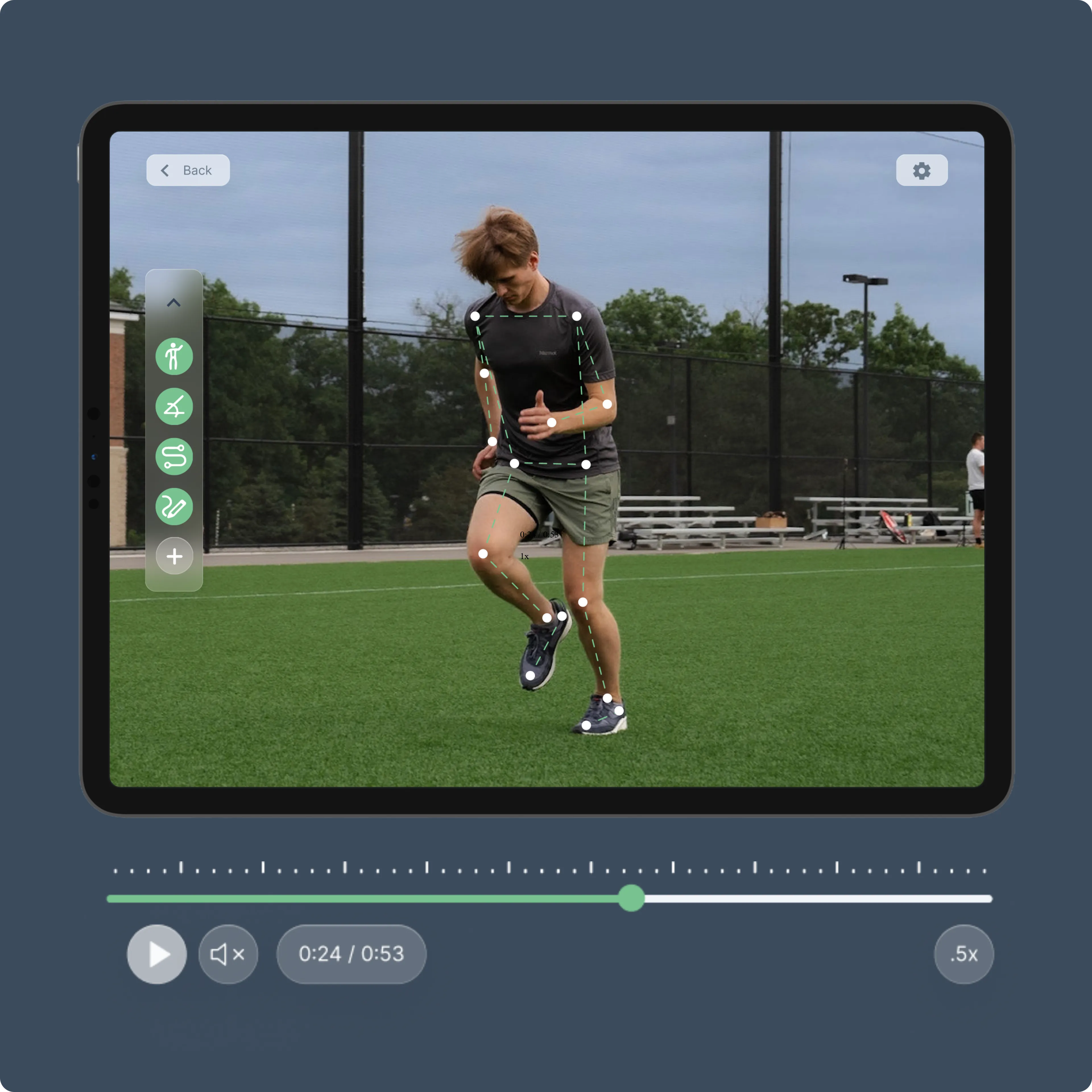 Explain movement visually